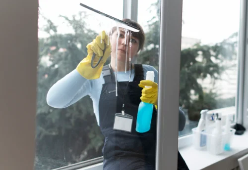 Nettoyage de vitres intérieures et extérieures au Thuit de l'Oison